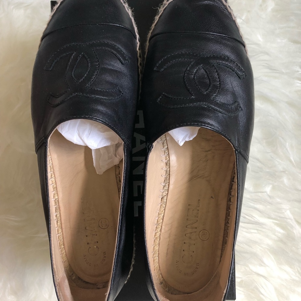 Chanel Espadrilles Black